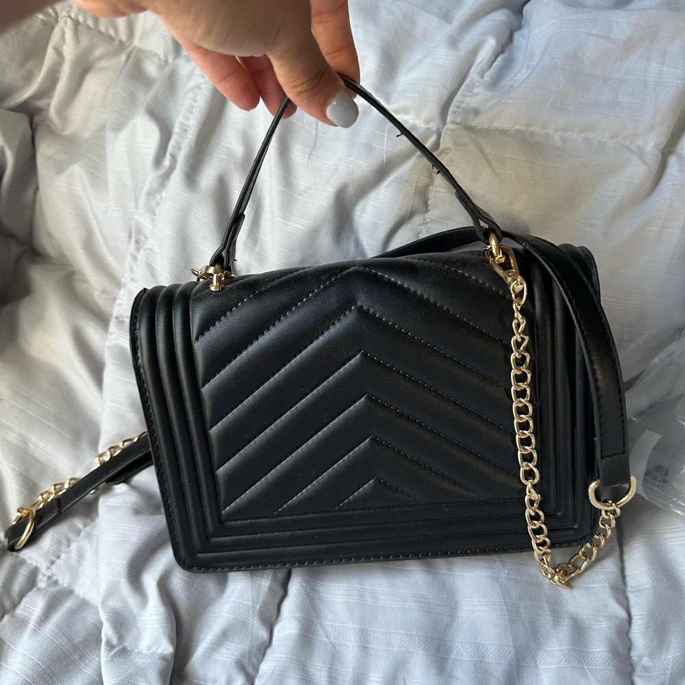 Black Shein cross body bag